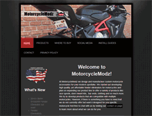 Tablet Screenshot of motorcyclemodz.com